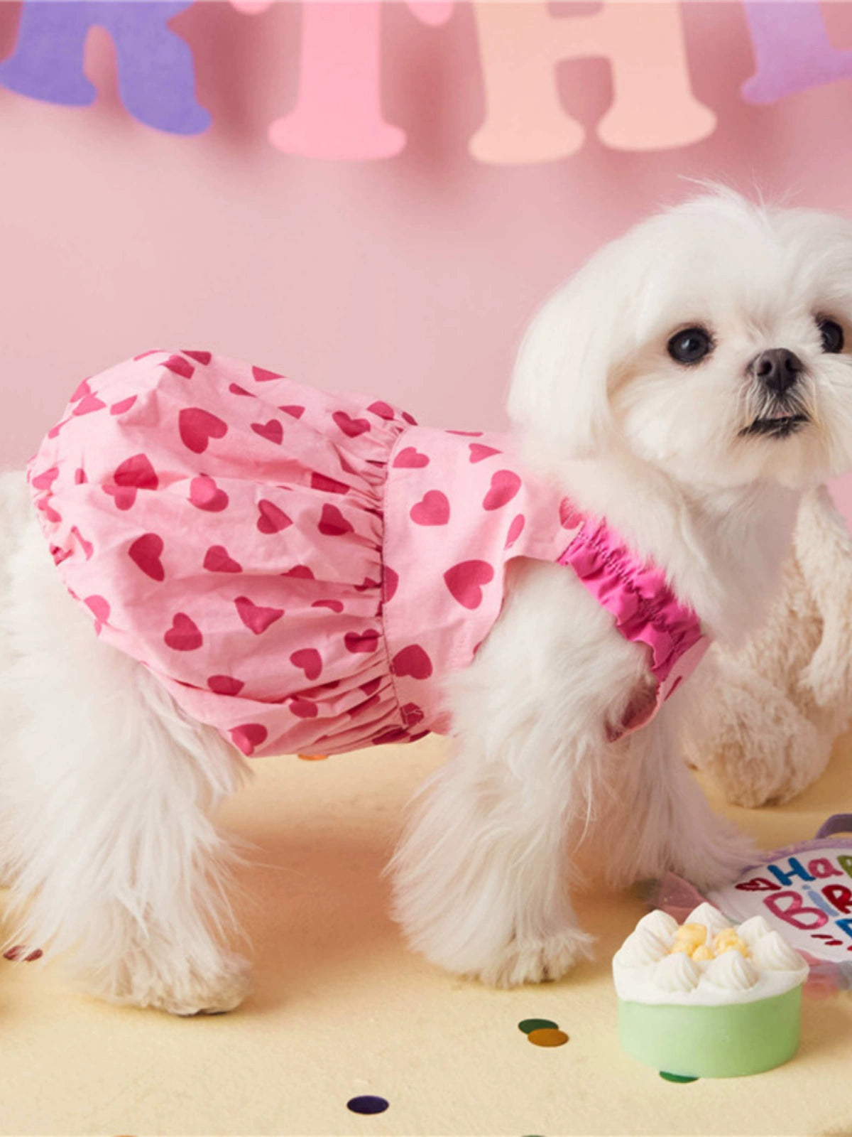 Summer Puppy Dog Suspender Dress Cute Schnauzer Vest